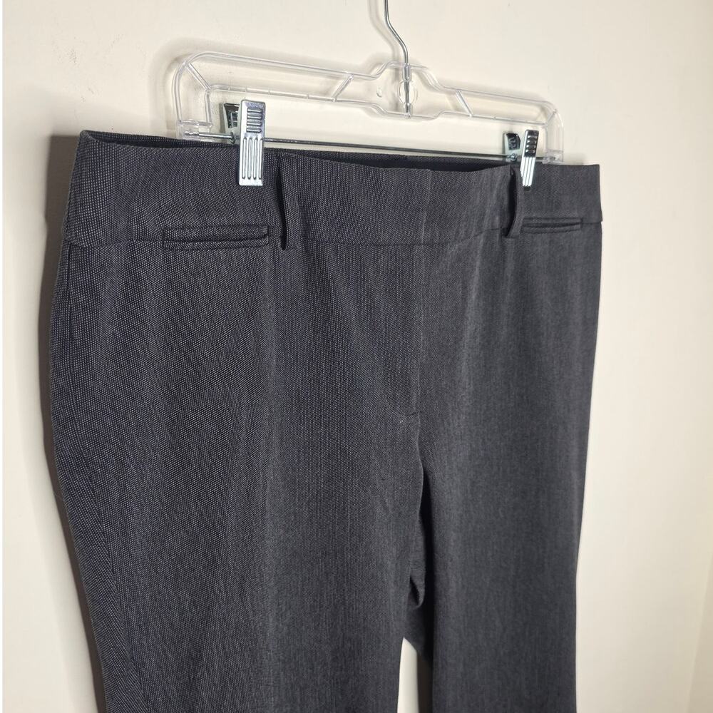 Ann Taylor Loft dark grey trouser pants - 14 - career office - Picture 2 of 7